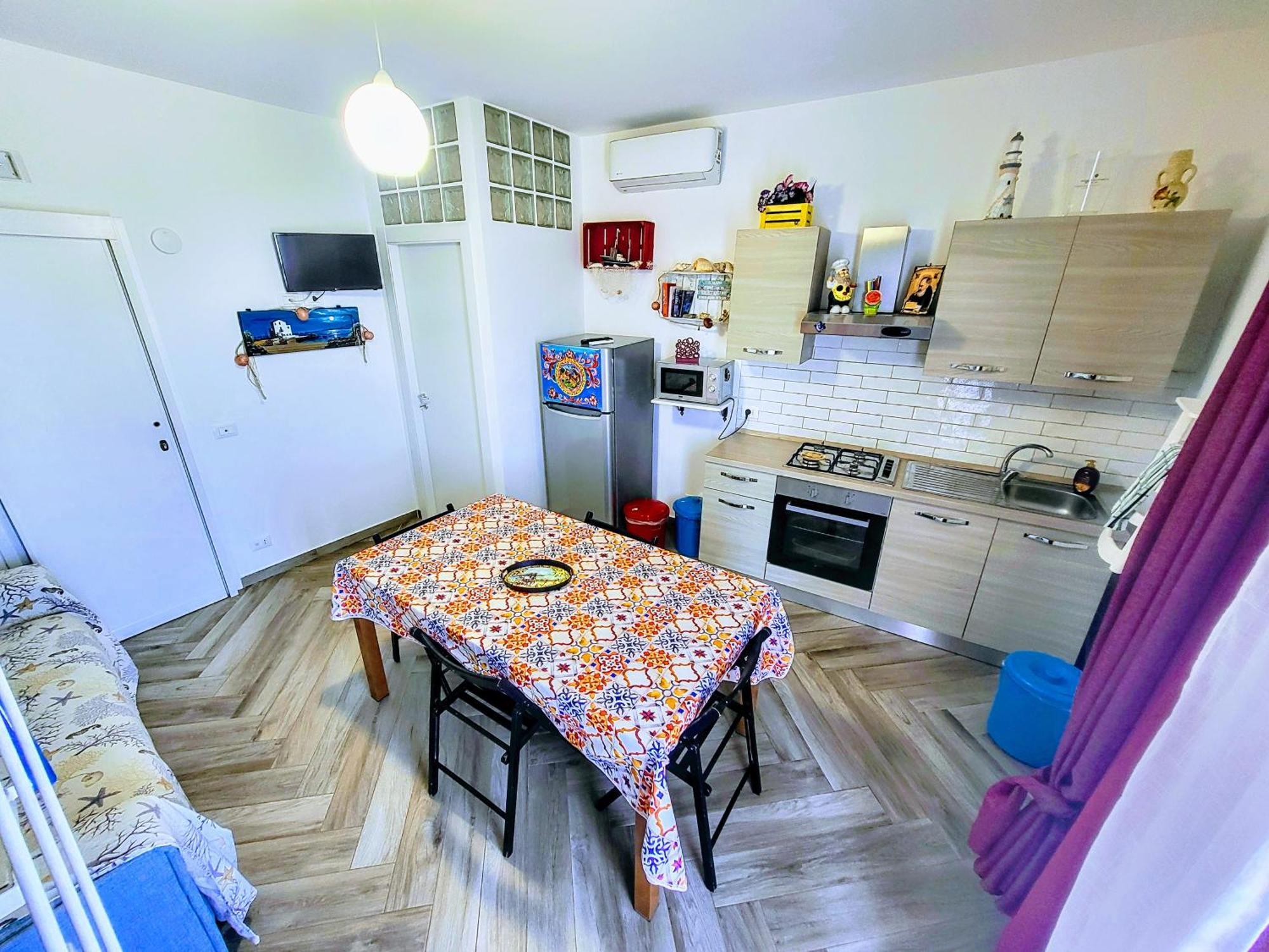 Ferienwohnung Seafront House Gabbiano Azzurro Santa Flavia Exterior foto